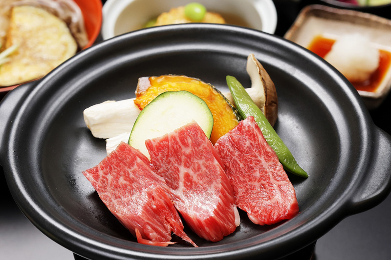 『風鈴』国産黒毛和牛 陶板焼き